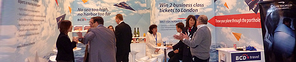 BCD Travel beursstand